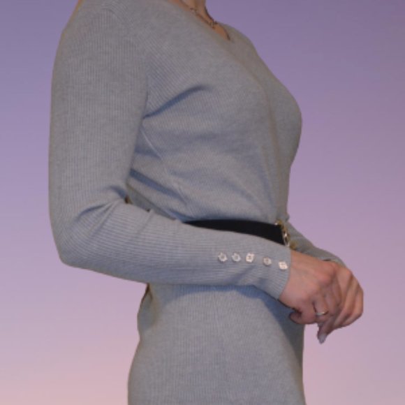 Long Wool Dress - Picture 2 of 15